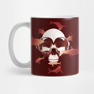 Skull and Sharks - Scuba Diving Mug